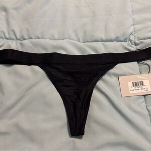 Negative Underwear Silky Thong Black Panties (NWT)